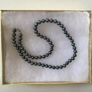 Black Freshwater Pearl Necklace